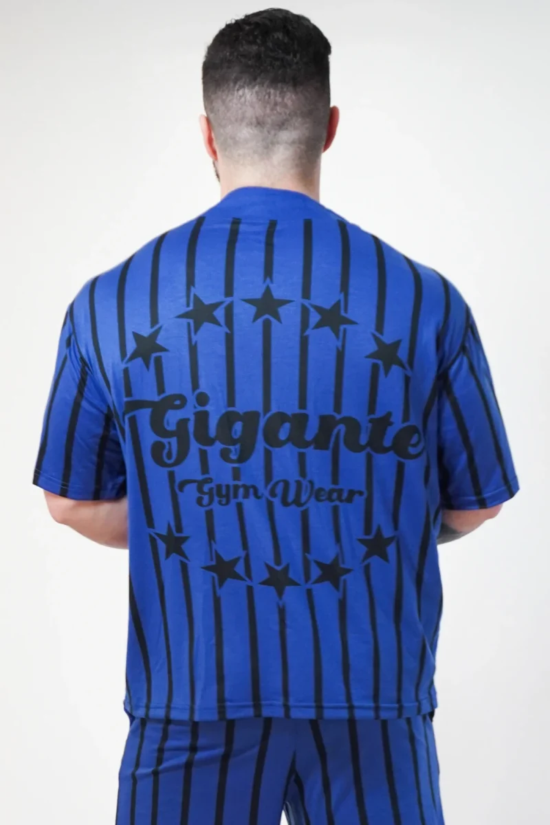 T-Shirt Camisa Gigante Blue Stripes - Image 2