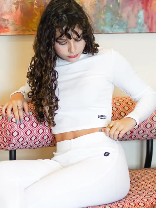 Crop Sweatshirt Gigante Ribbed