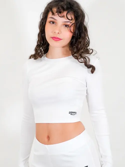 Crop Sweatshirt Gigante Ribbed
