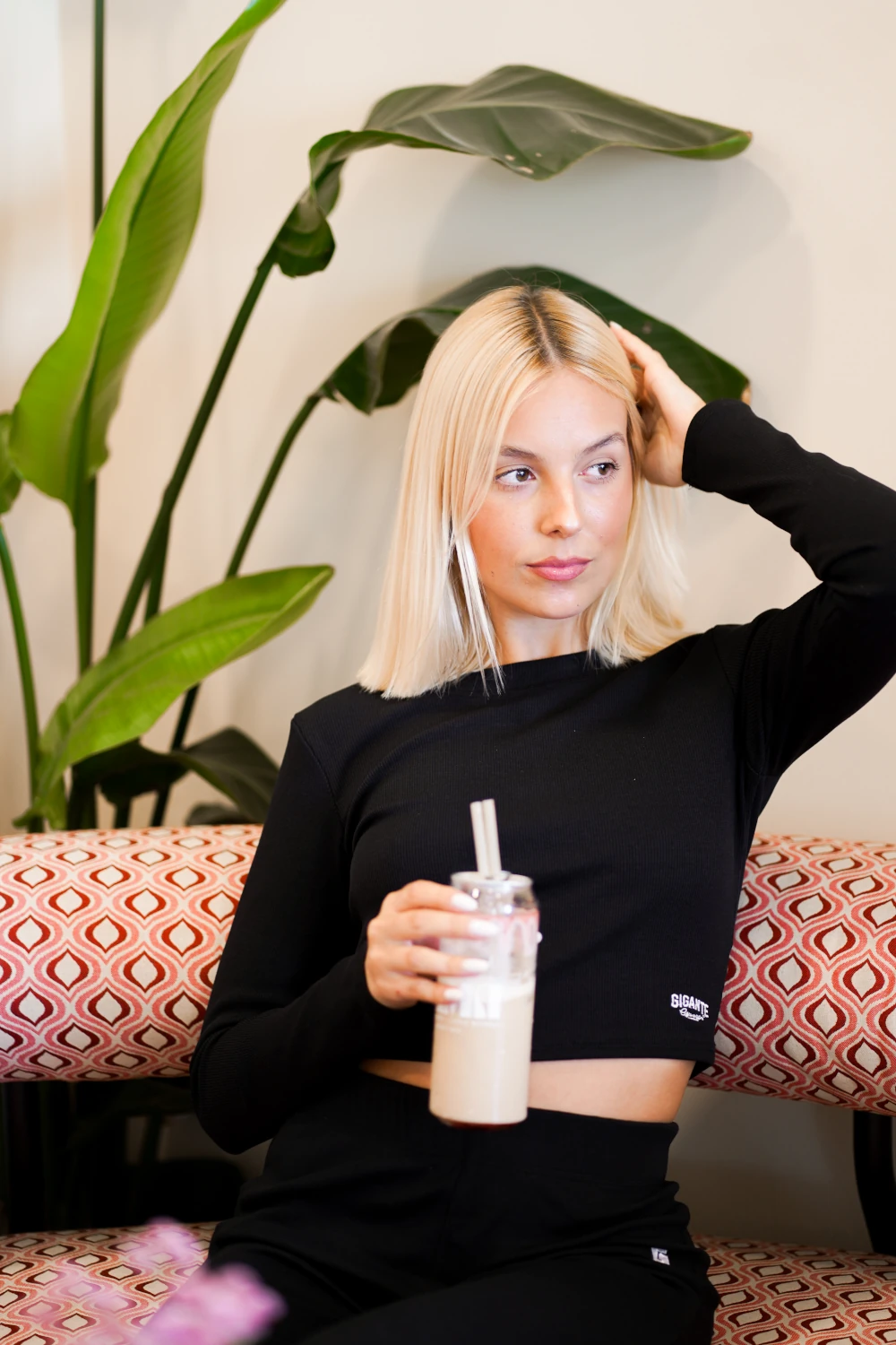 Crop Sweatshirt Gigante Ribbed - Image 2